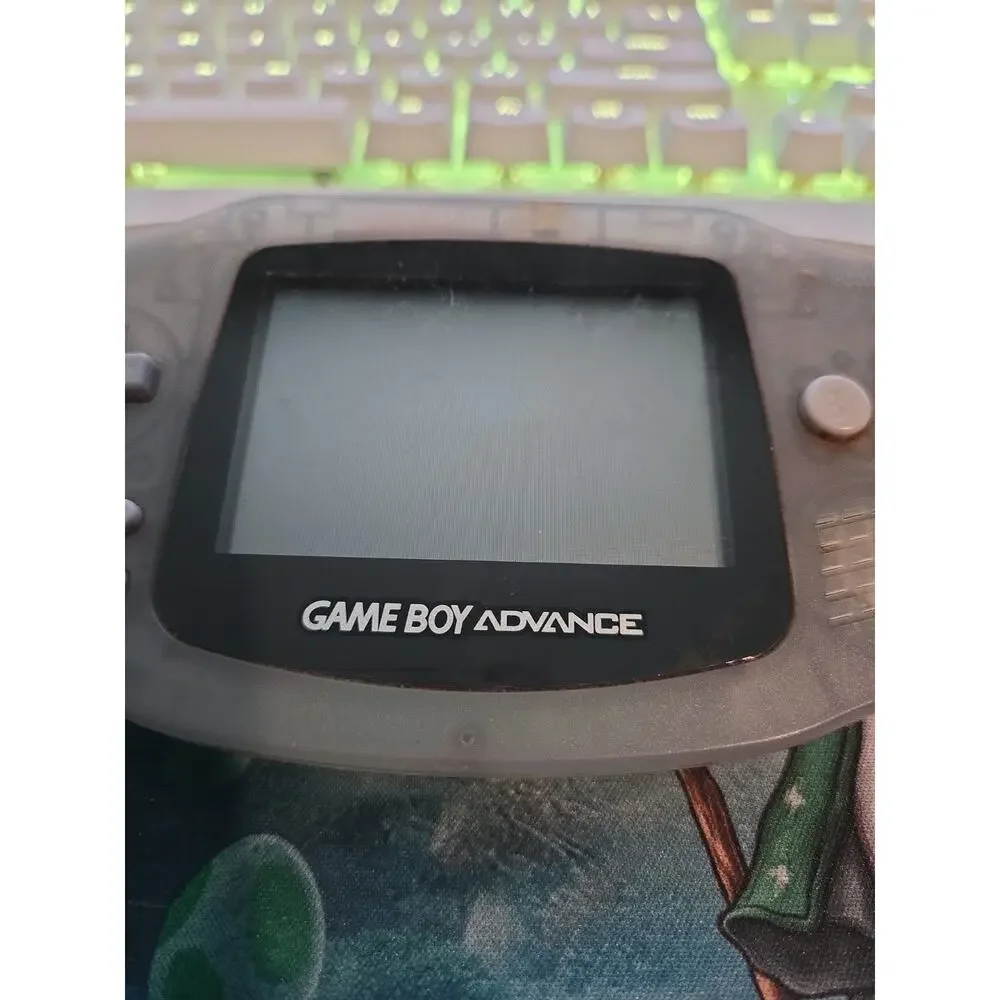Nintendo Game Boy Advance GBA System Glacier Needs New Battery. Does Not Stay On
